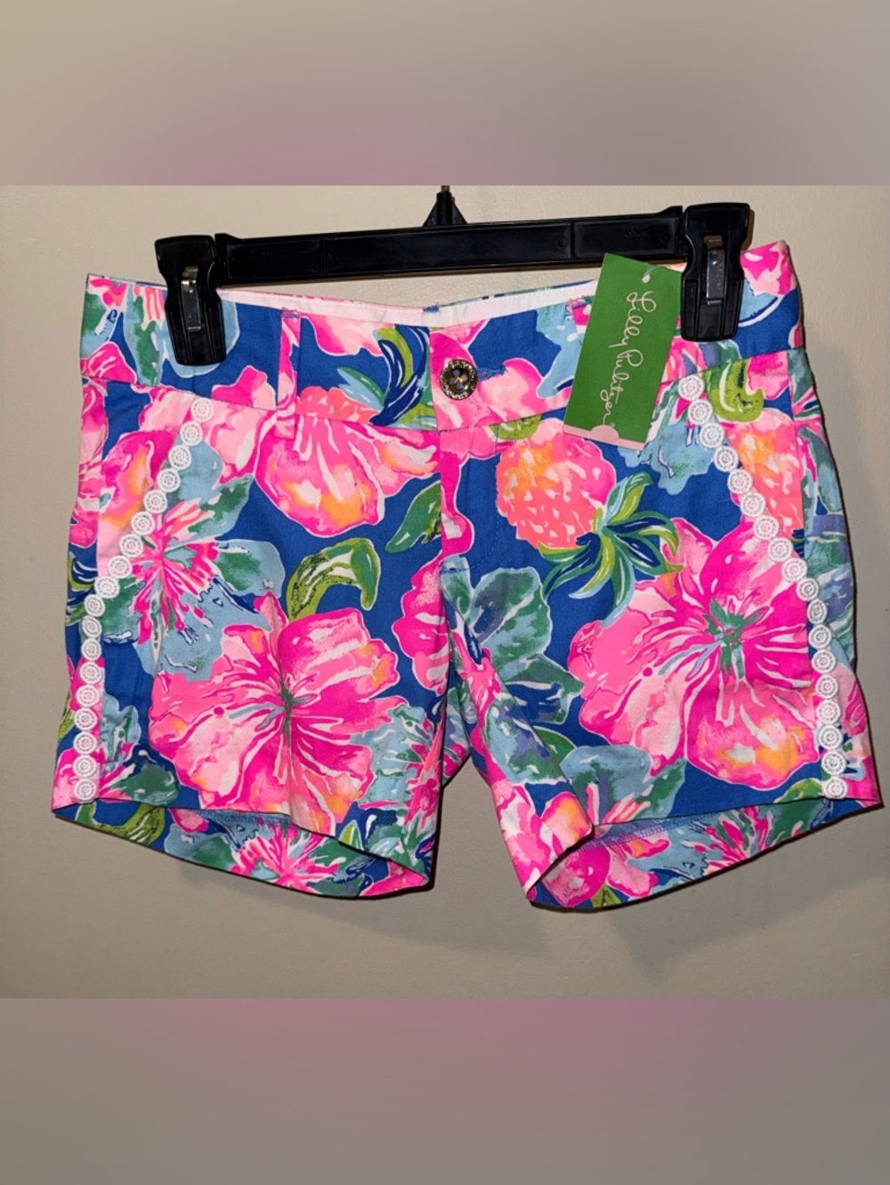NWT Lilly Pulitzer Callahan Short,Style/Color-Beckon Blue,Jungle Utopia,Size-00